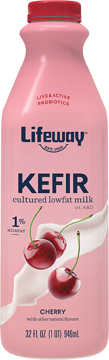 Lifeway Probiotic Low Fat Cherry Kefir, 32 Ounce -- 6 Per Case