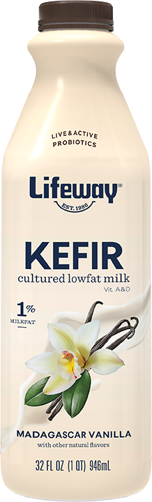 Lifeway Probiotic Low Fat Vanilla Kefir, 32 Ounce -- 6 Per Case