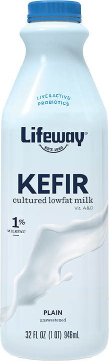 Lifeway Probiotic Low Fat Plain Kefir, 32 Ounce -- 6 Per Case