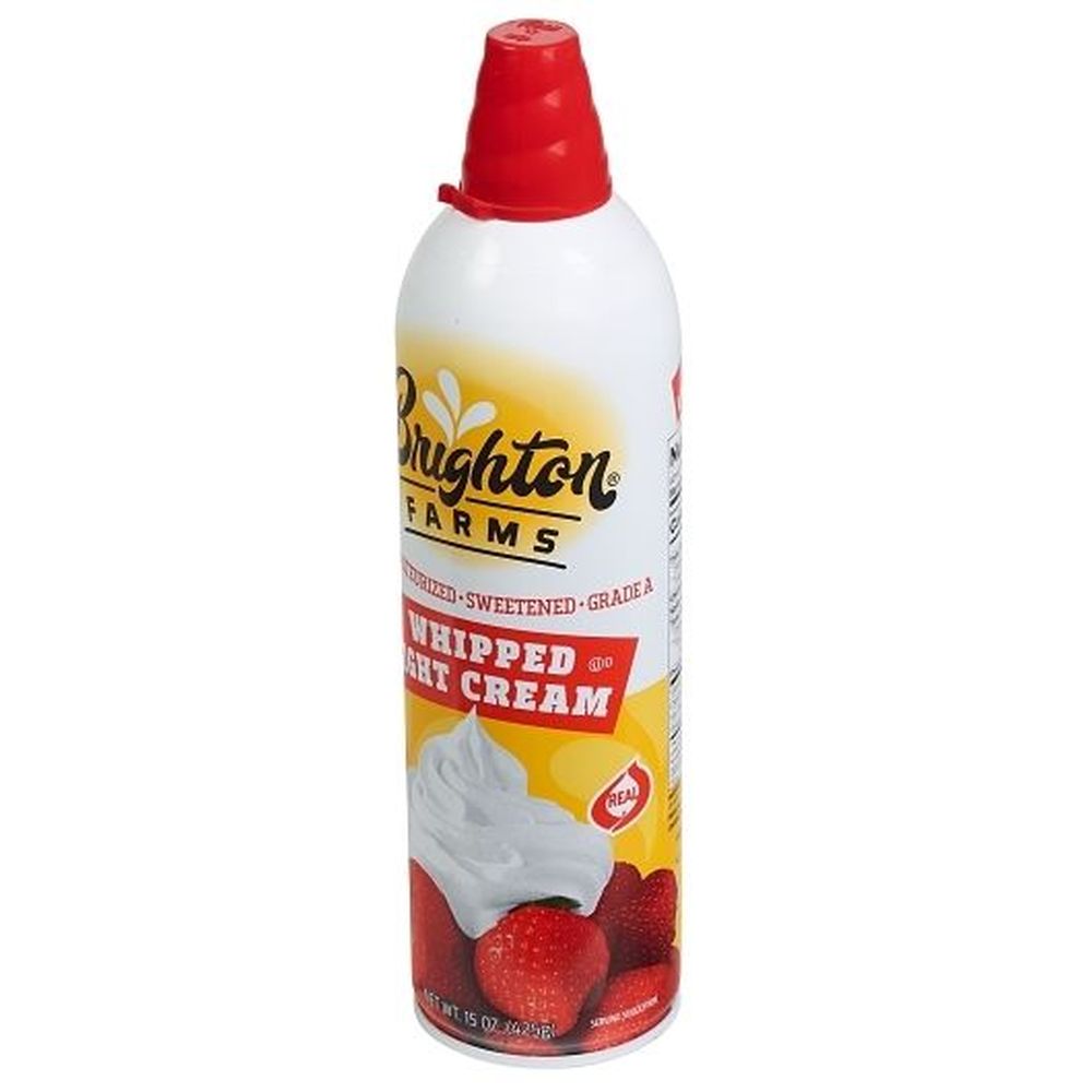 Brighton Farms Unipro Whipped Light Cream Topping, 15 Ounce -- 12 Per Case