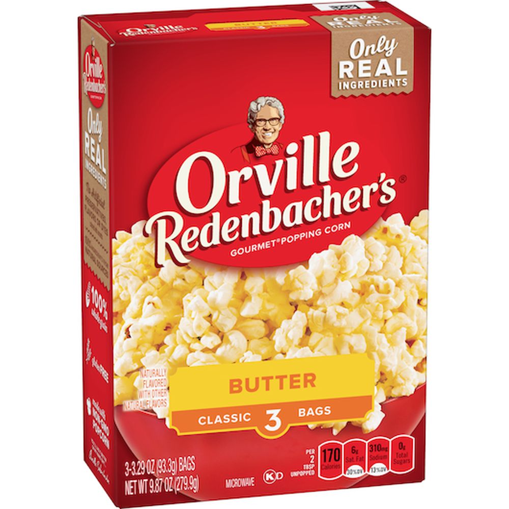 Orville Redenbacher's Butter Popcorn, 9.87 Ounce -- 12 Per Case