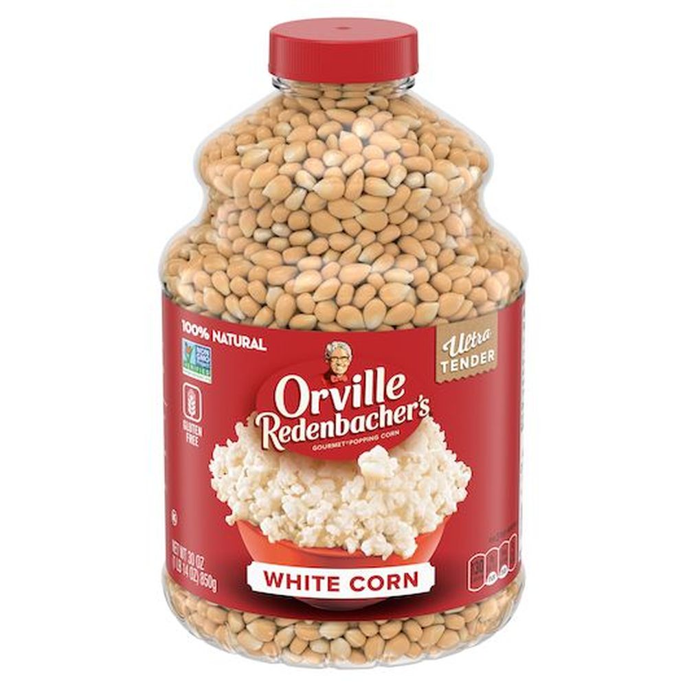 Orville Redenbacher's Original Gourmet White Popcorn Kernels, 30 Ounce -- 6 Per Case