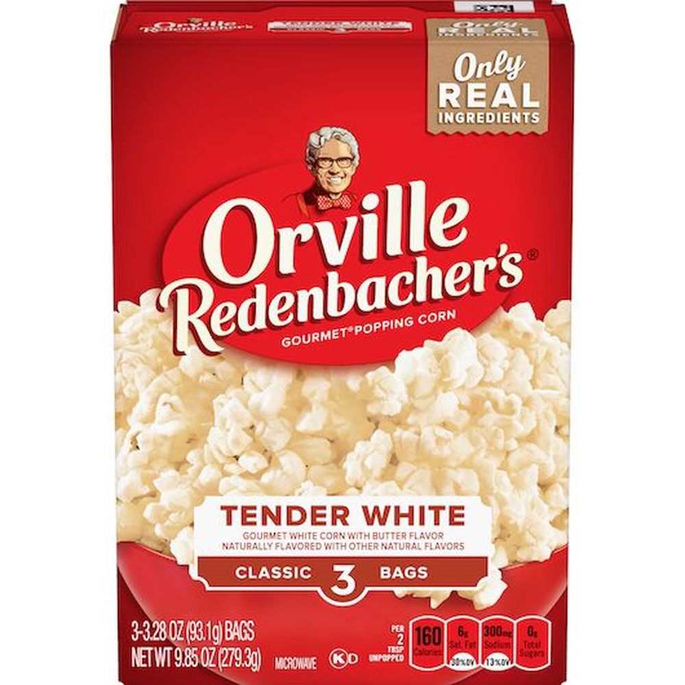 Orville Redenbachers Tender White Popcorn Case | FoodServiceDirect