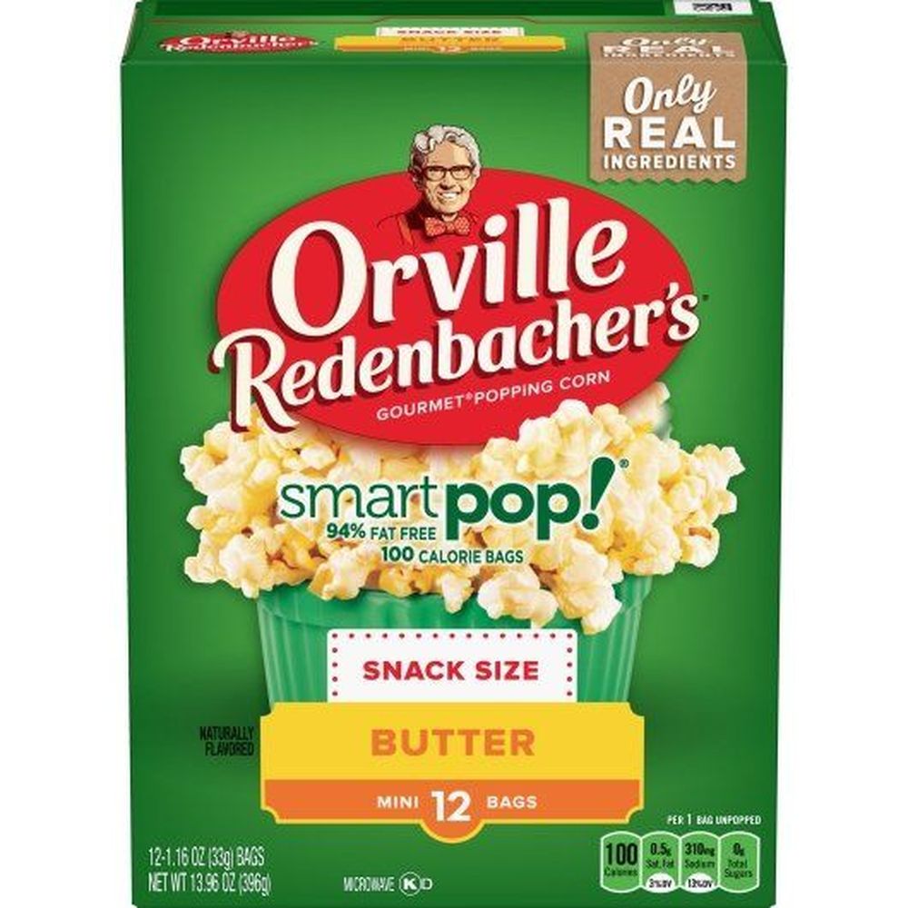 Orville Redenbacher's Smartpop Butter Flavored Microwave Popcorn, 13.968 Ounce -- 6 Per Case