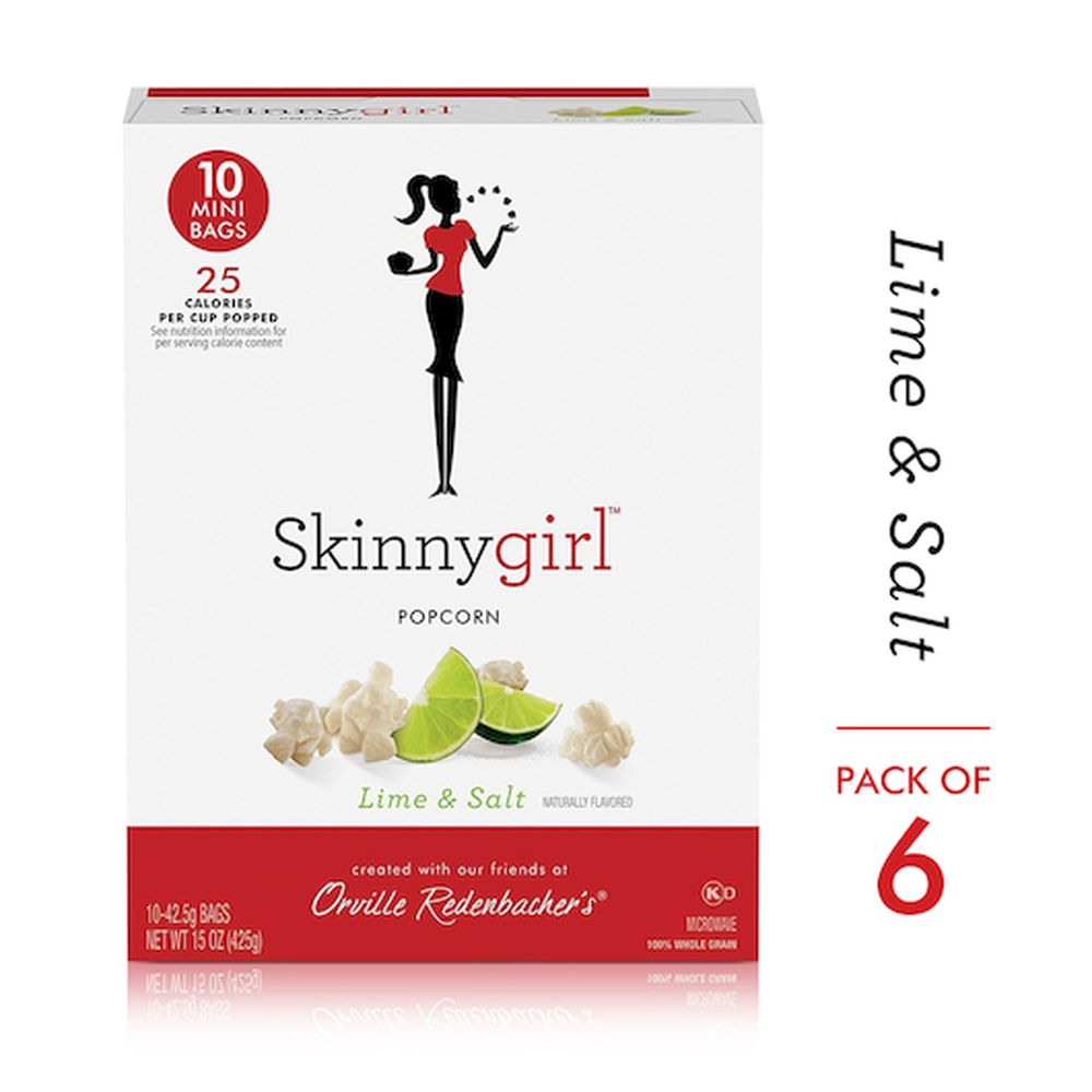 Orville Redenbacher's Skinny Girl Lime And Salt Popcorn, 1.5 Ounce -- 6 Per Case