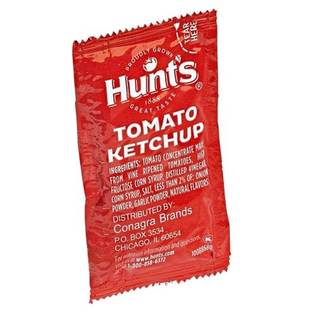 Hunts Tomato Ketchup, 9 Gram -- 1500 Per Case