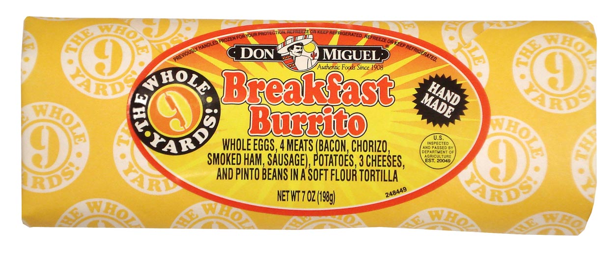 Don Miguel Breakfast Burrito Case FoodServiceDirect