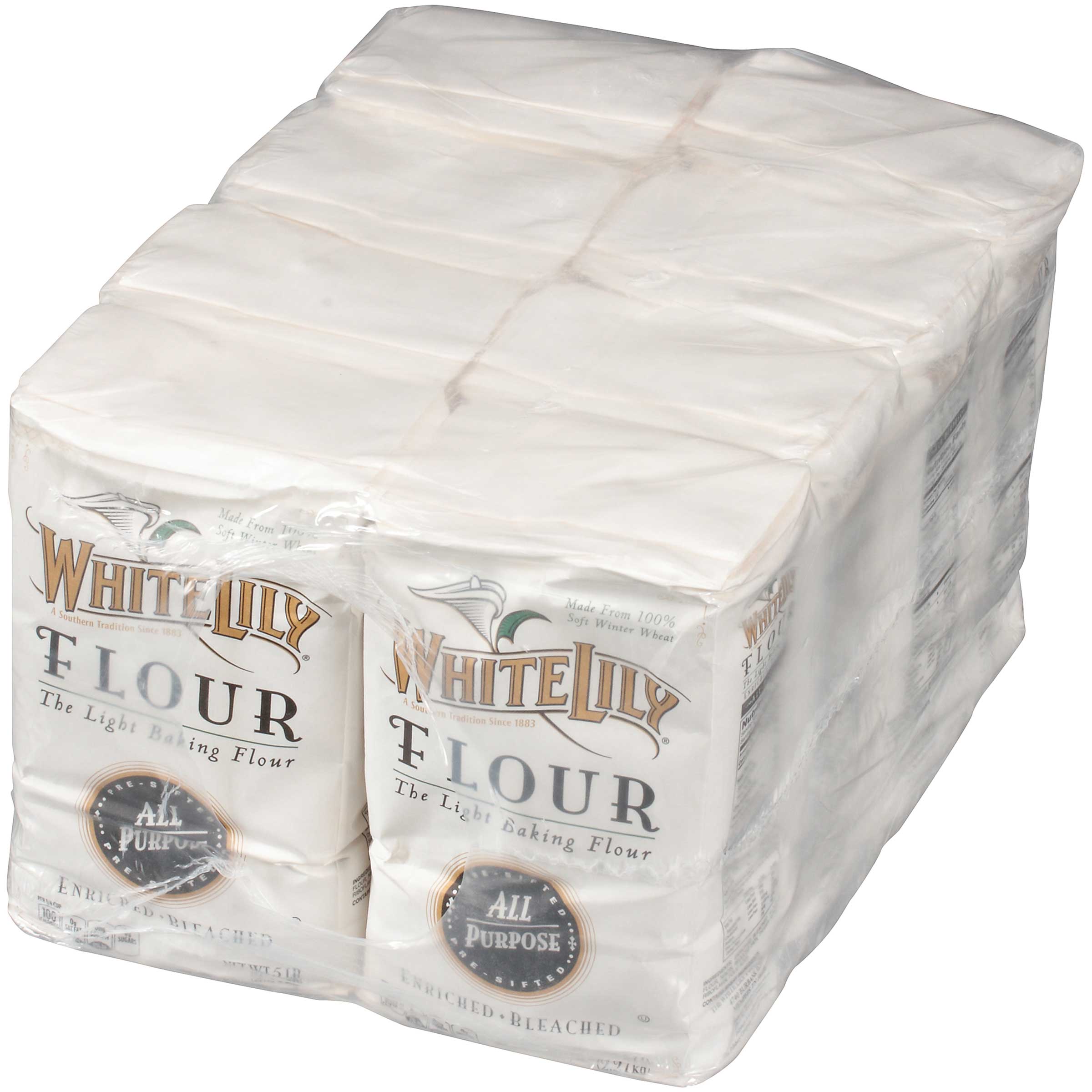 White Lily All Purpose Flour, 5 Pound -- 8 per case.
