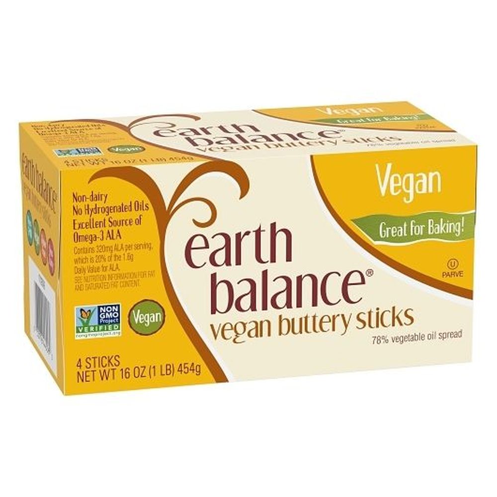 Earth Balance Vegan Buttery Stick Spreads, 16 Ounce -- 12 Per Case