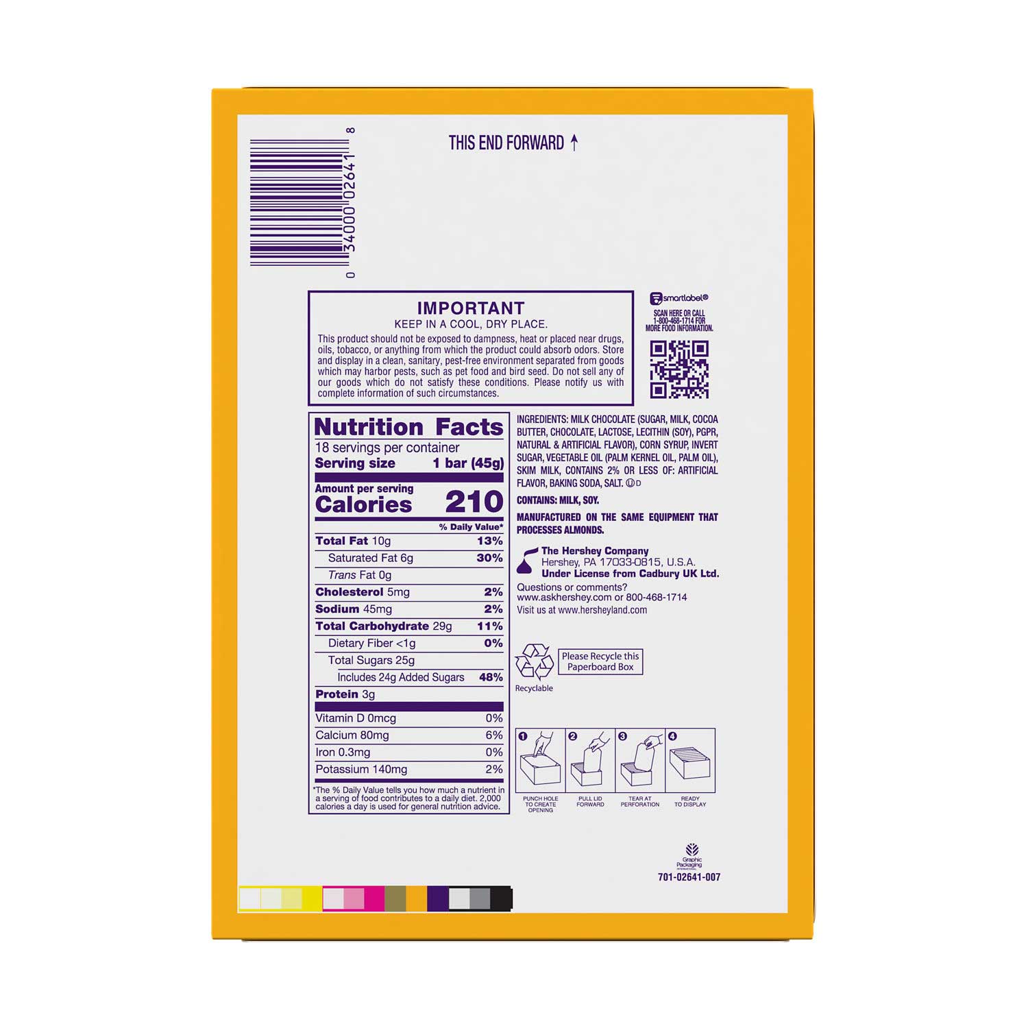 Cadbury Caramello Milk Chocolate And Creamy Caramel Candy Bar, 1.6 Ounce -- 360 Per Case