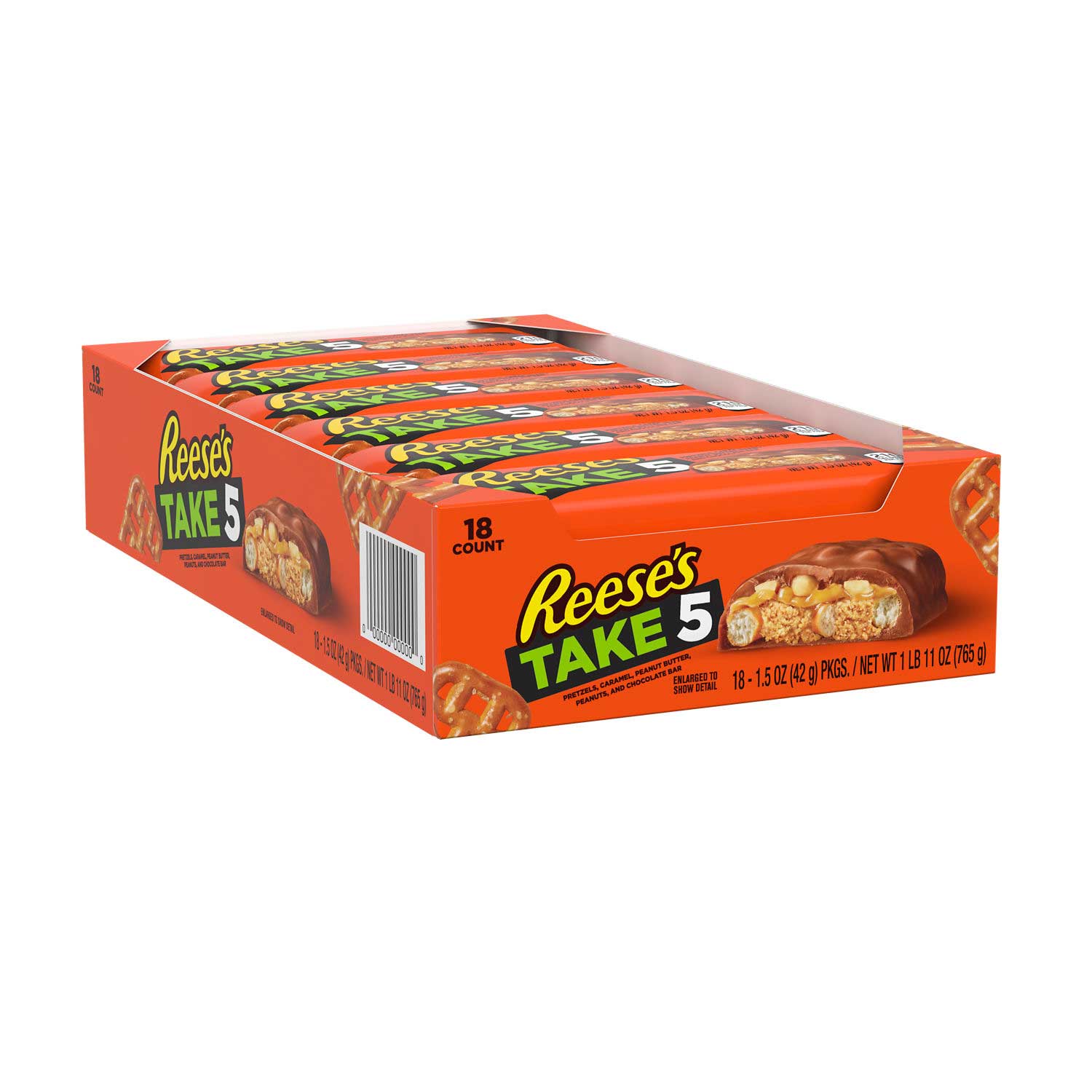 Reeses Take 5 King Size Candy Bar, 1.5 Ounce -- 288 per case