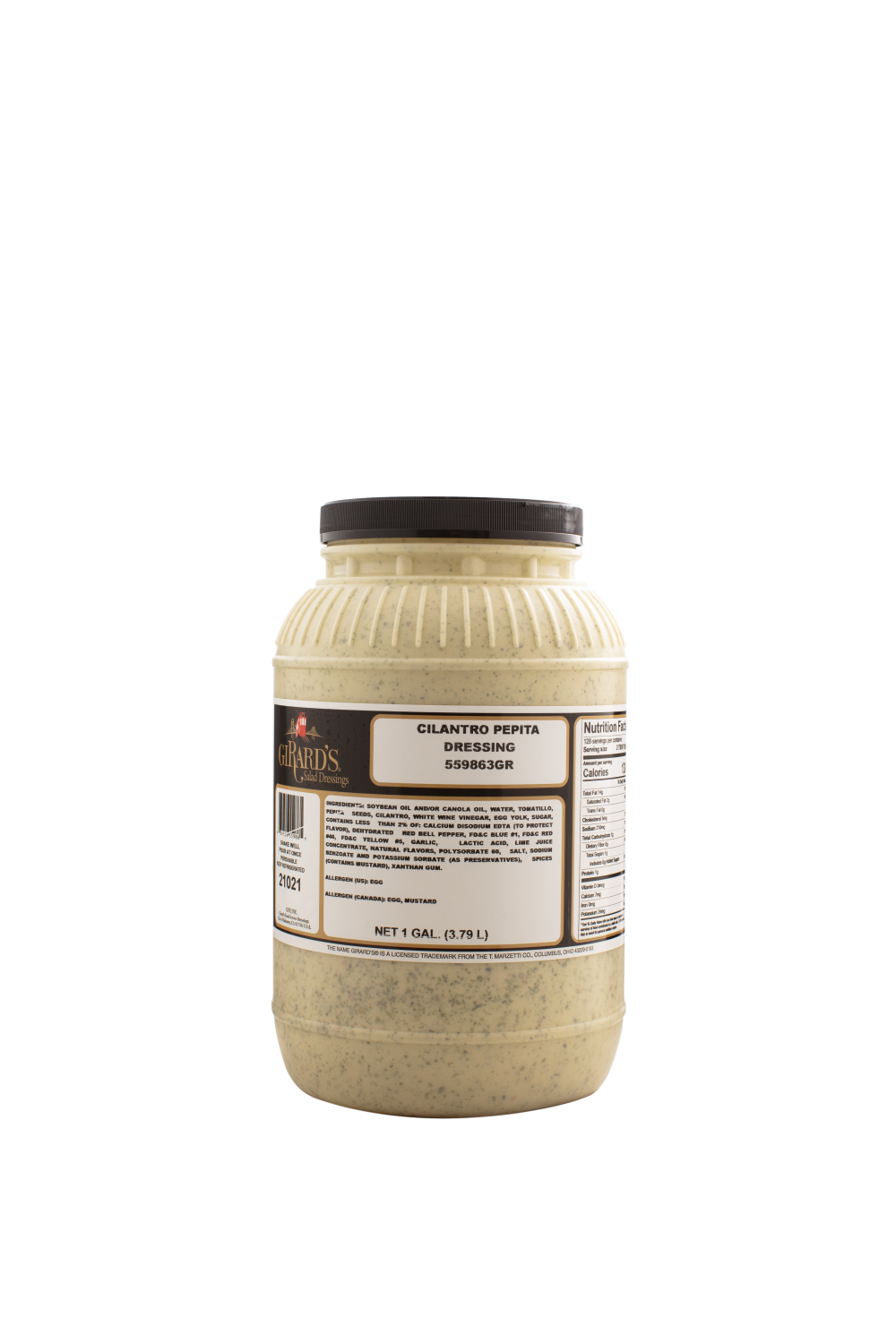 Girard's Cilantro Pepita Dressing, 1 Gallon -- 2 Per Case