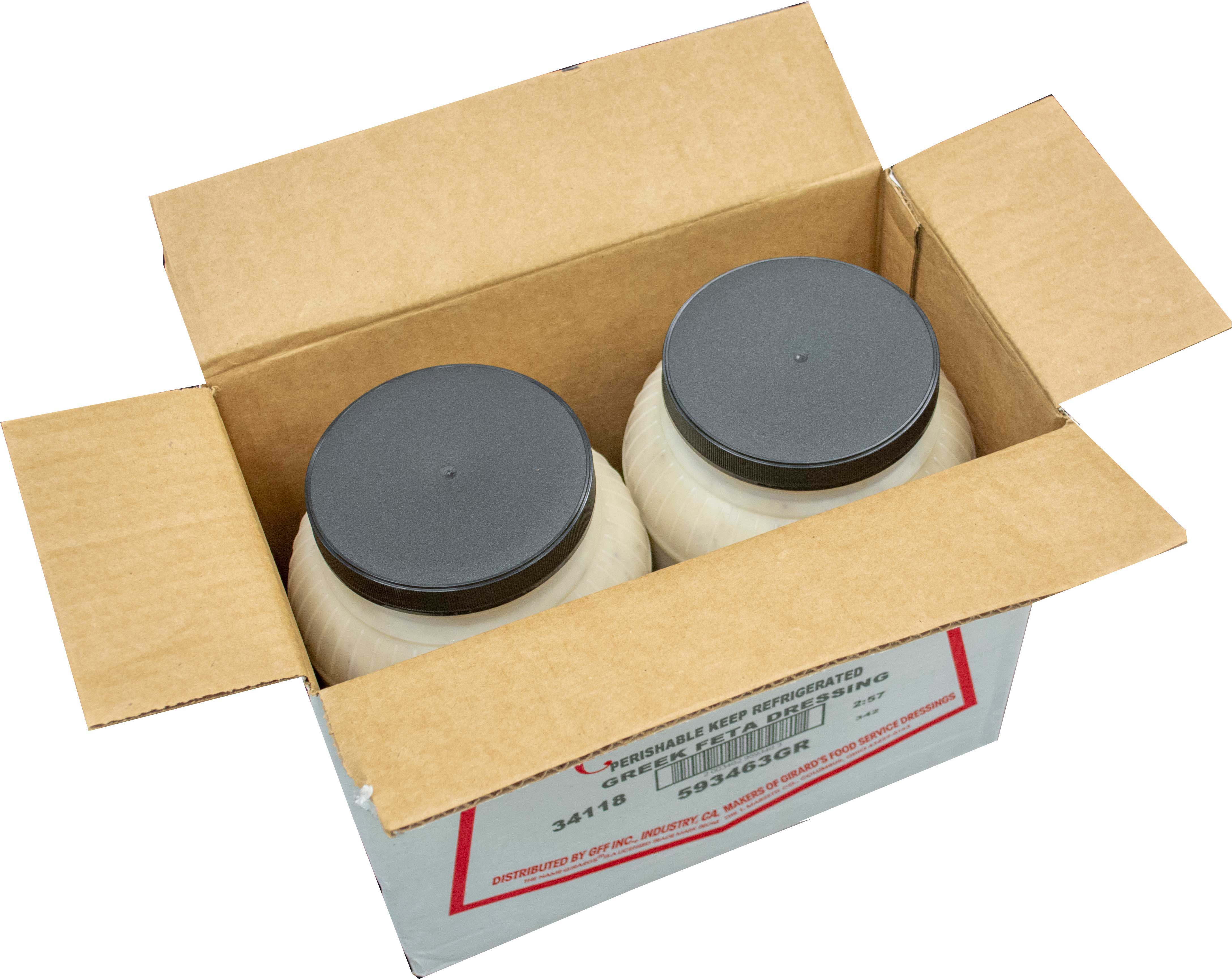 Girards Dressing Feta Cheese Greek Vinaigrette Dressing, 1 Gallon -- 2 per case.