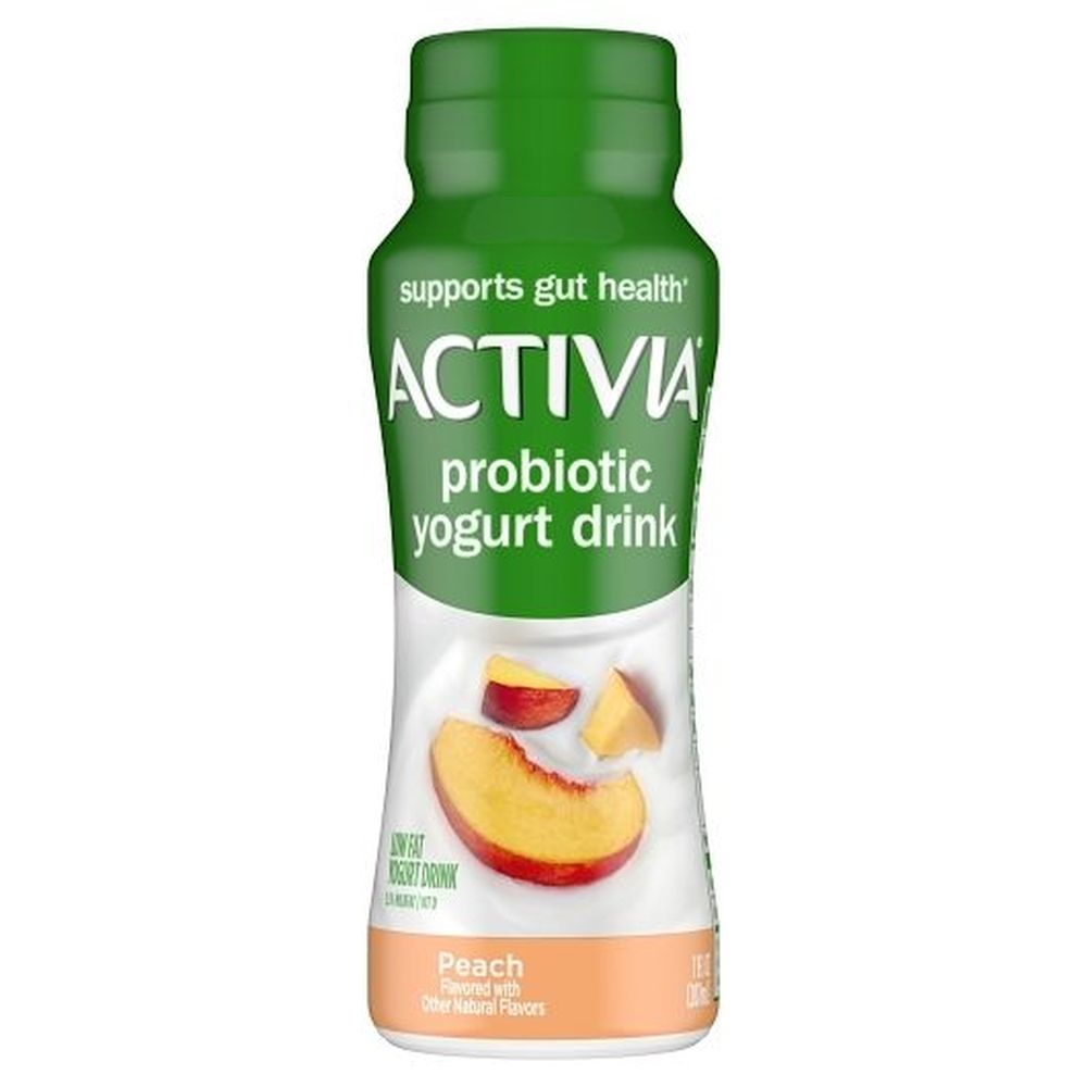 Activia Peach Probiotic Yogurt Drink, 7 Fluid Ounce -- 12 per case