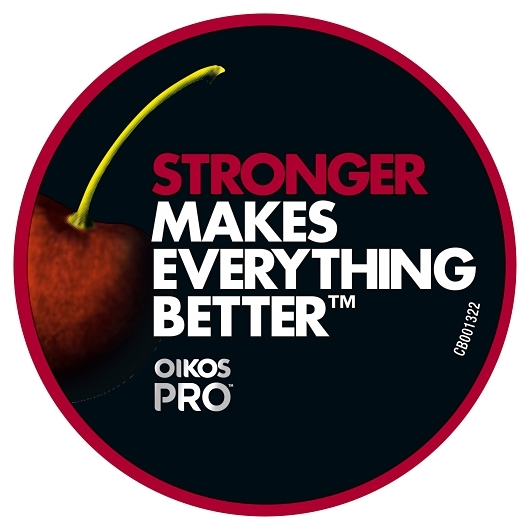 Oikos Pro Cherry Yogurt, 5.3 Ounce -- 12 Per Case