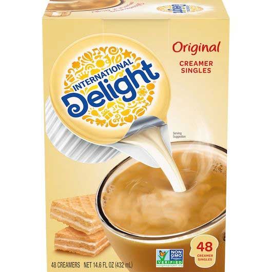 International Delight Original Creamer, 0.44 Ounce Aseptic Pack -- 48 Per Case