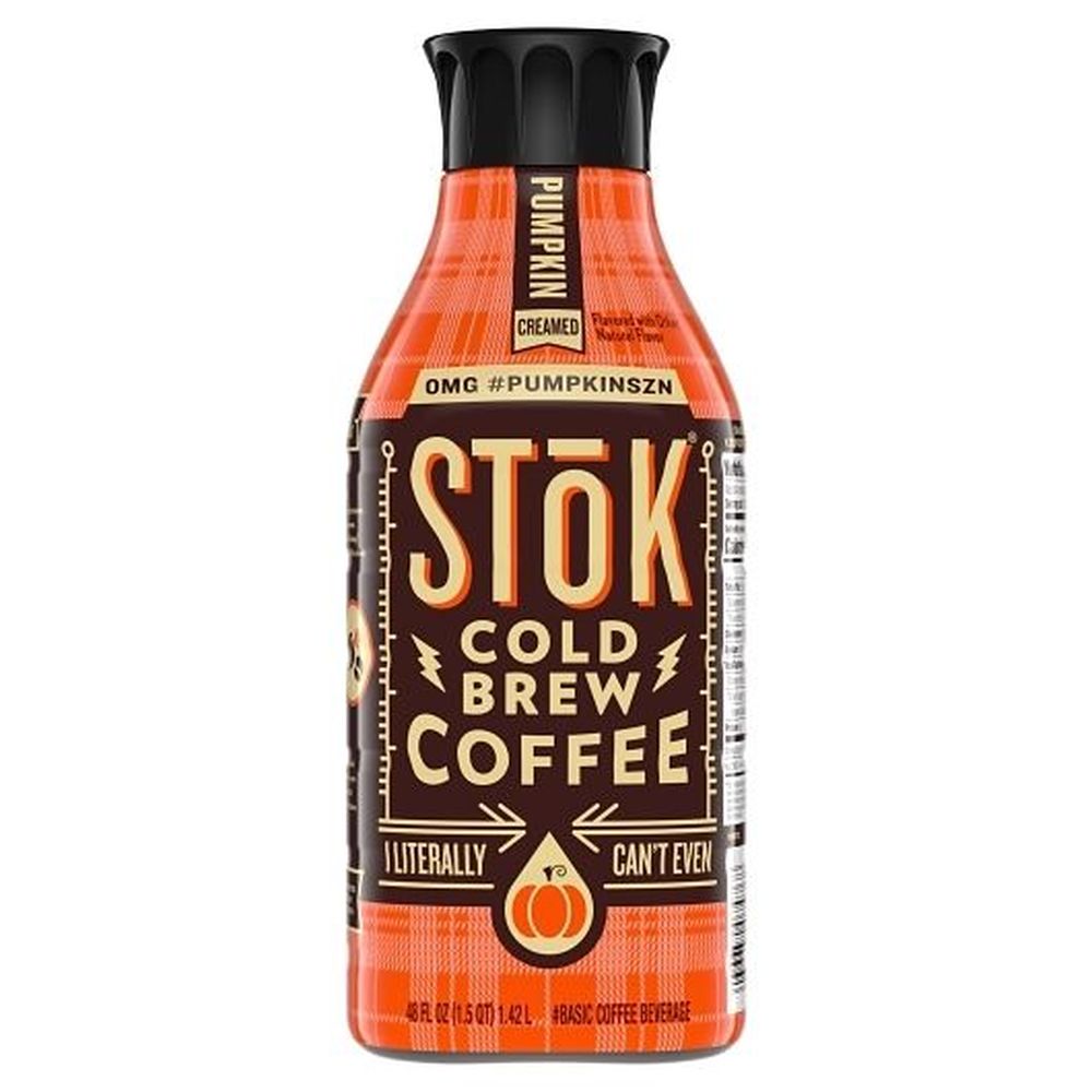 Stok Pumpkin Cold Brew Coffee, 48 Fluid Ounce -- 6 Per Case