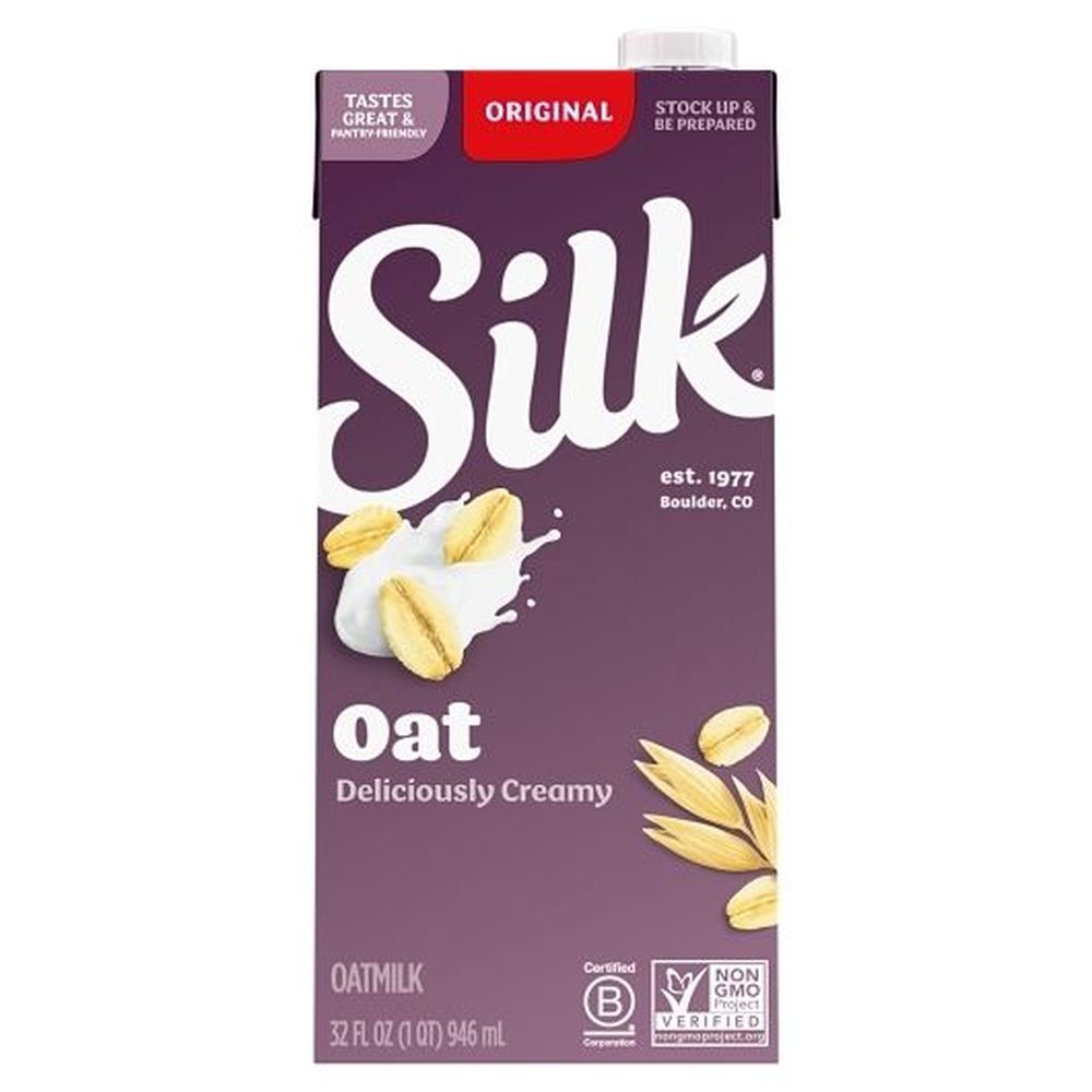 Silk Original Oatmilk, 32 Fluid Ounce Aseptic Pack -- 12 Per Case