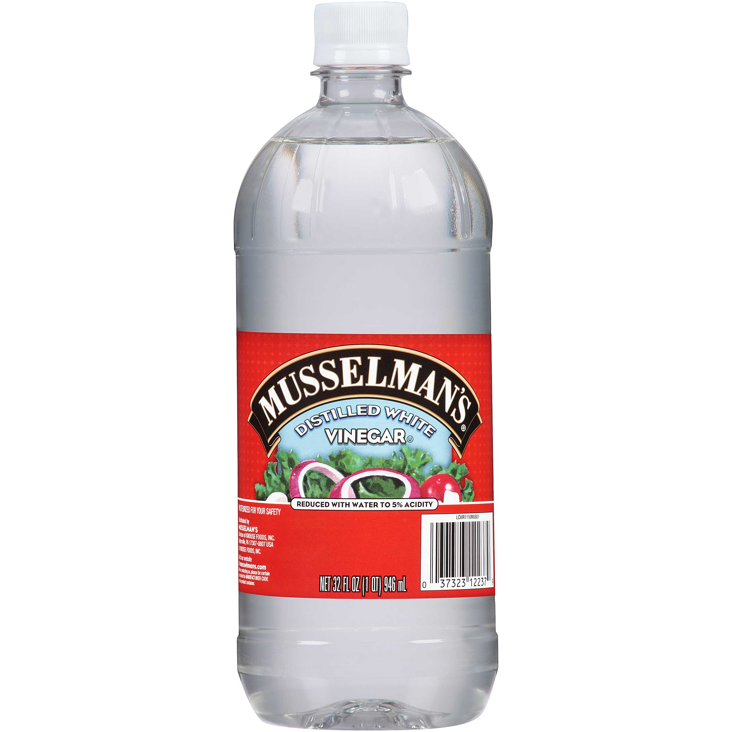 Musselman's Distilled White Vinegar, 32 Fluid Ounce -- 12 Per Case
