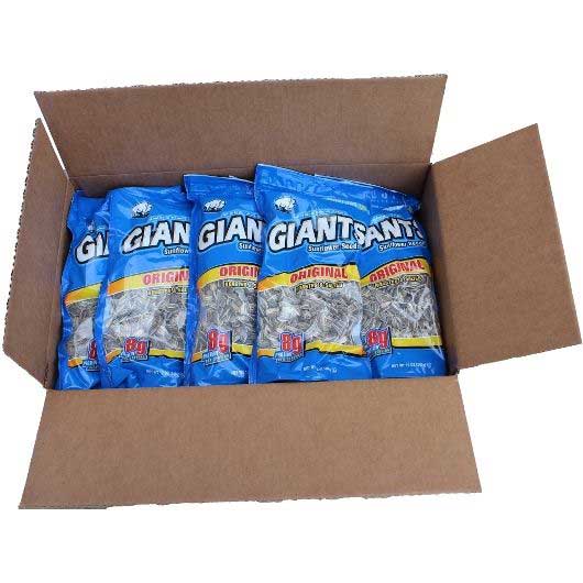 Giants Roasted and Salted Original Sunflower Seed, 12 Ounces -- 10 per case