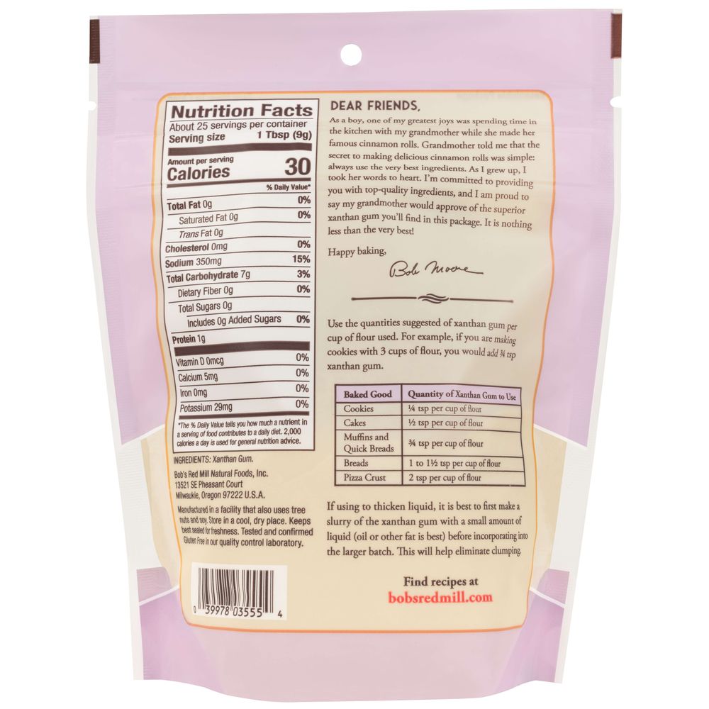 Bob's Red Mill Xanthan Gum, 8 Ounce -- 5 Per Case