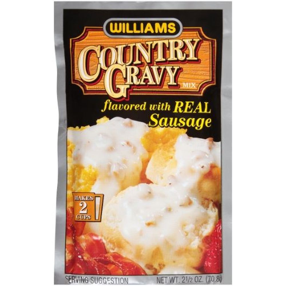 Williams Country Gravy Mix With Sausage, 2.5 Ounce -- 12 Per Case