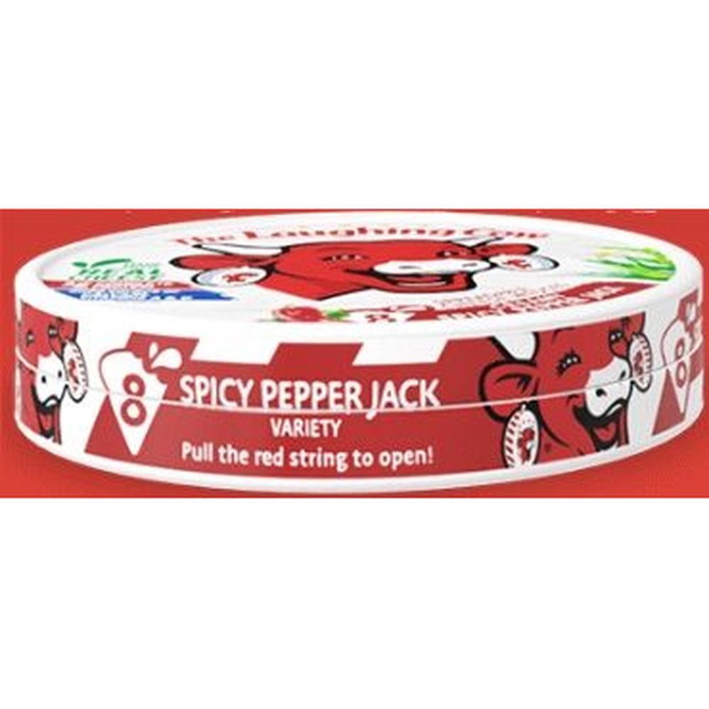 The Laughing Cow 8p Spicy Pepper Jack Creamy Cheese, 5.4 Ounce -- 12 Per Case