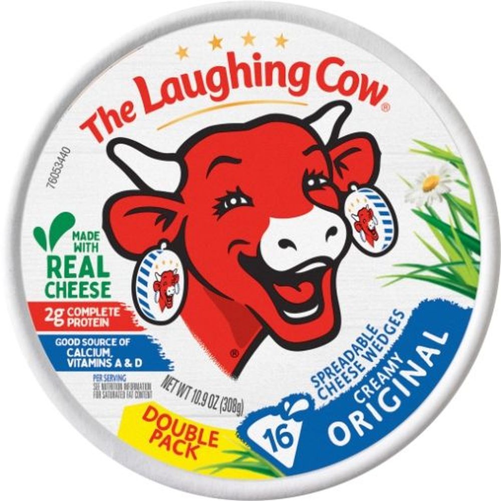 The Laughing Cow Creamy Original Spreadable Cheese Wedges, 10.9 Ounce -- 12 Per Case
