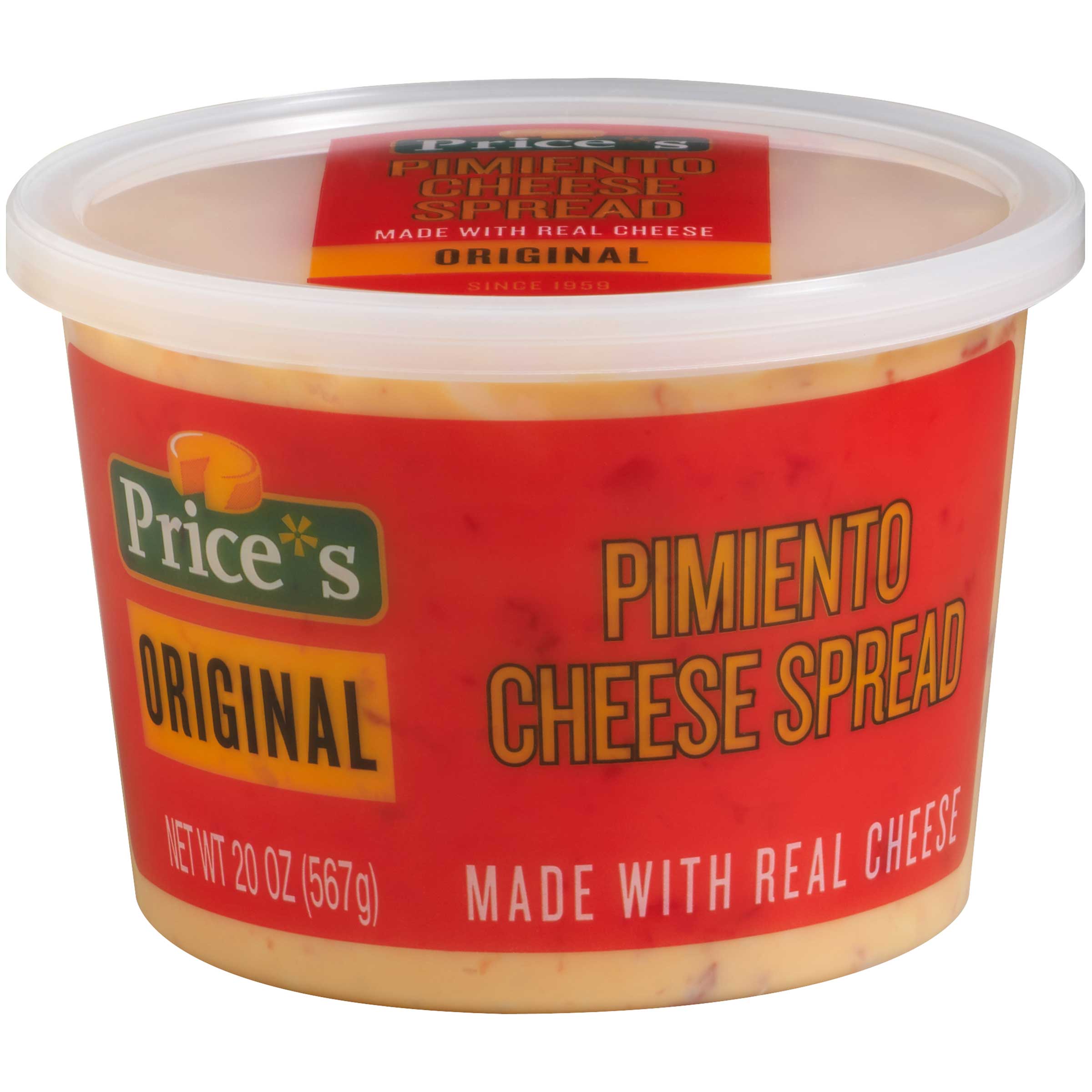 Price's Pimento Cheese, 20 Ounce -- 6 Per Case