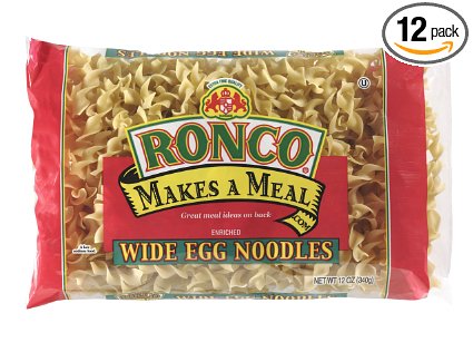 Ronco Wide Egg Noodles, 12 Ounce -- 12 Per Case