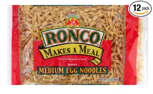 Ronco Medium Egg Noodles, 12 Ounce -- 12 Per Case