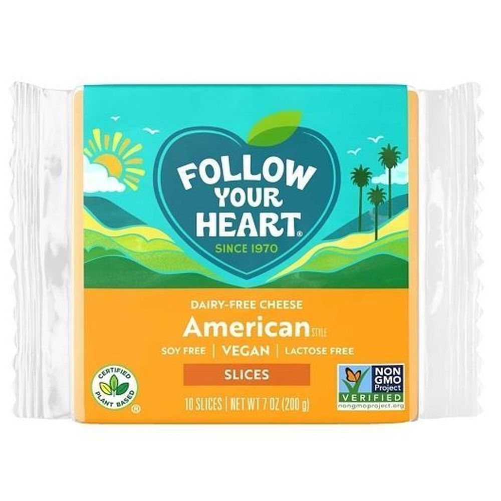 Follow Your Heart Dairy Free American Style Cheese Slices, 7 Ounce -- 11 per case