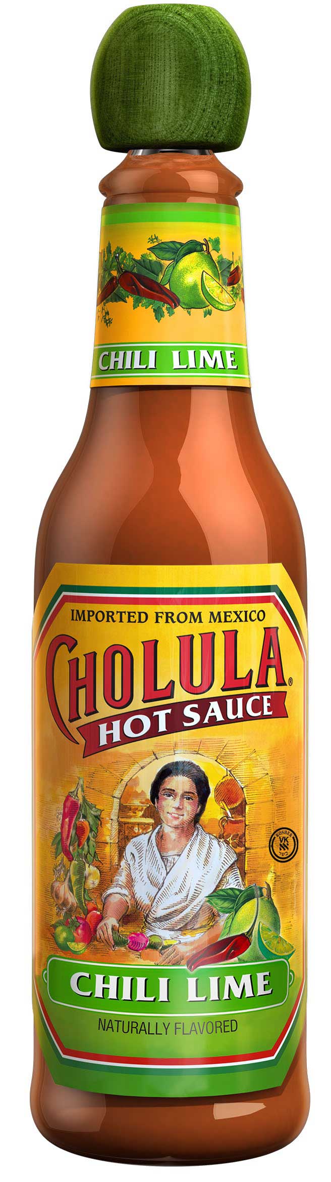 Cholula Chili Lime Hot Sauce, 5 Fluid Ounce -- 12 Per Case