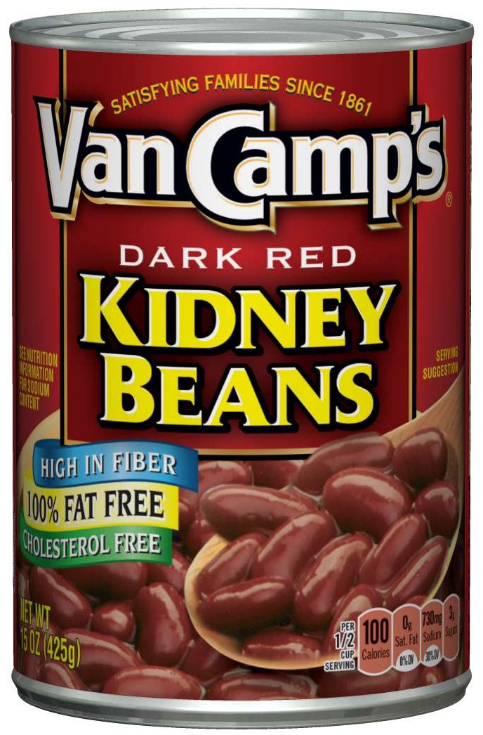 Van Camp's Dark Red Kidney Beans, 15 Ounce -- 24 Per Case