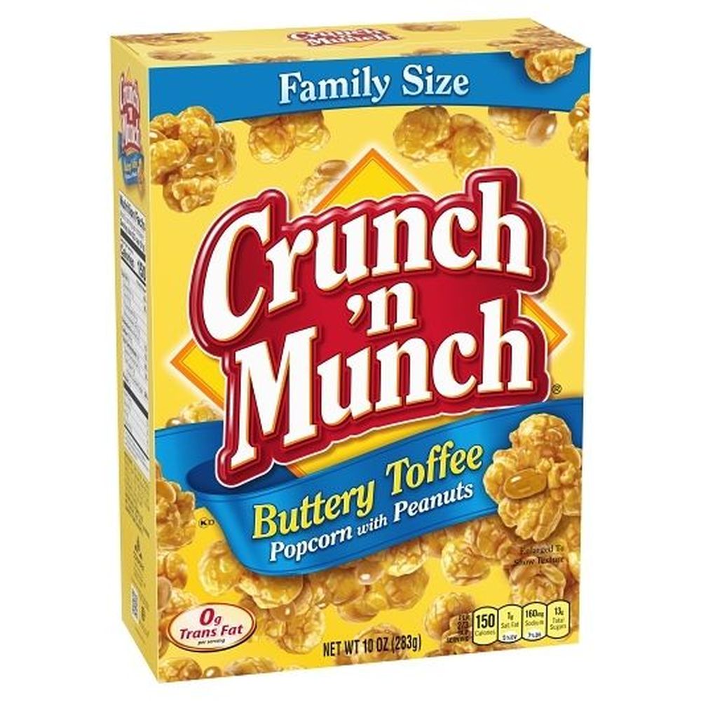 Crunch 'n Munch Butter Toffee Popcorn, 10 Ounce -- 12 Per Case