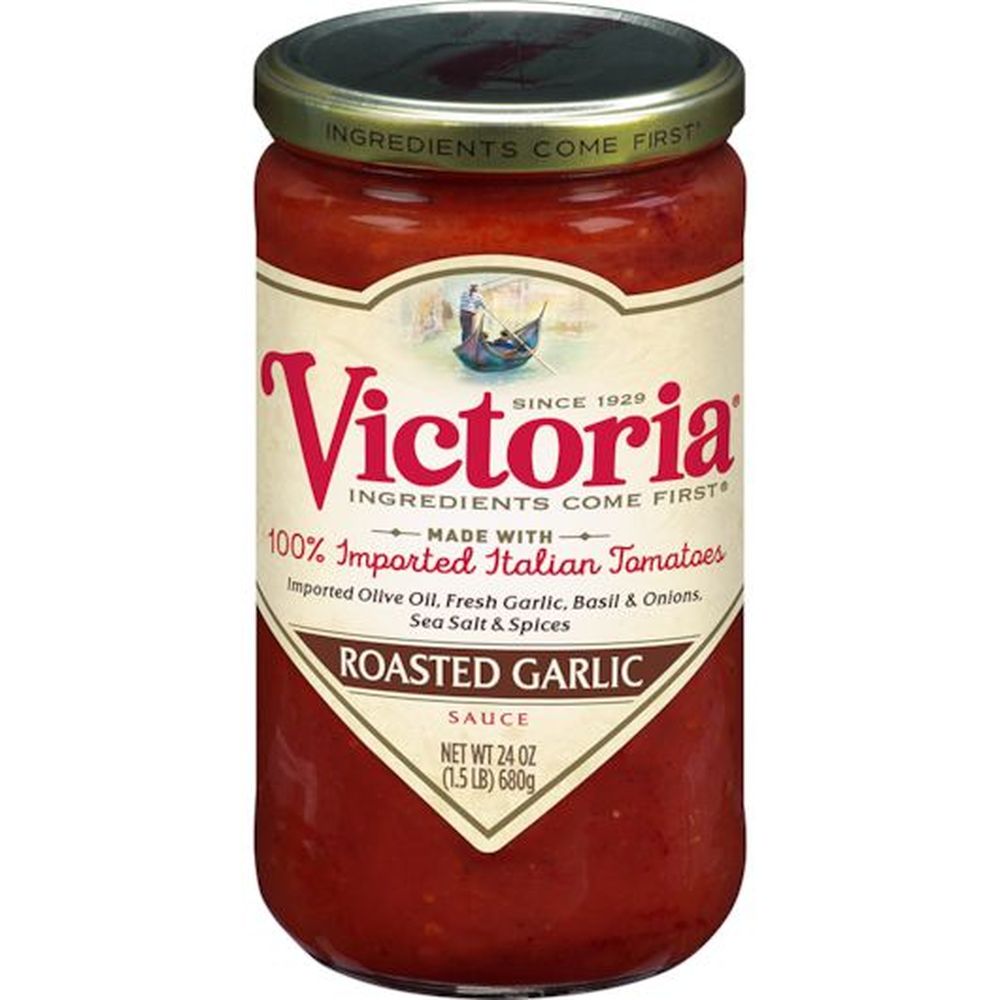 Victoria Roasted Garlic Sauce, 24 Fluid Ounce -- 6 per case