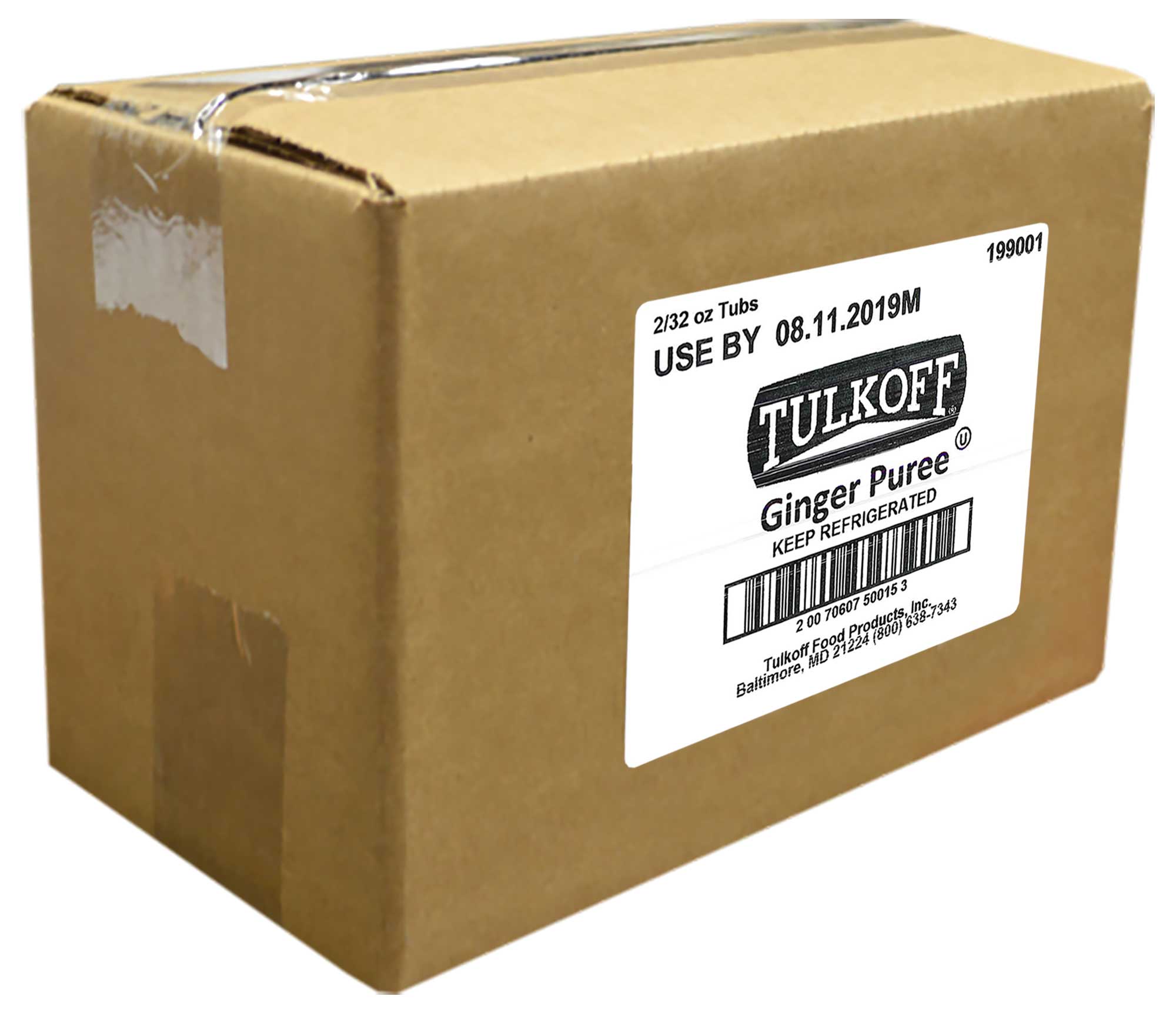 Tulkoff Ginger Puree, 32 Ounce -- 2 Per Case