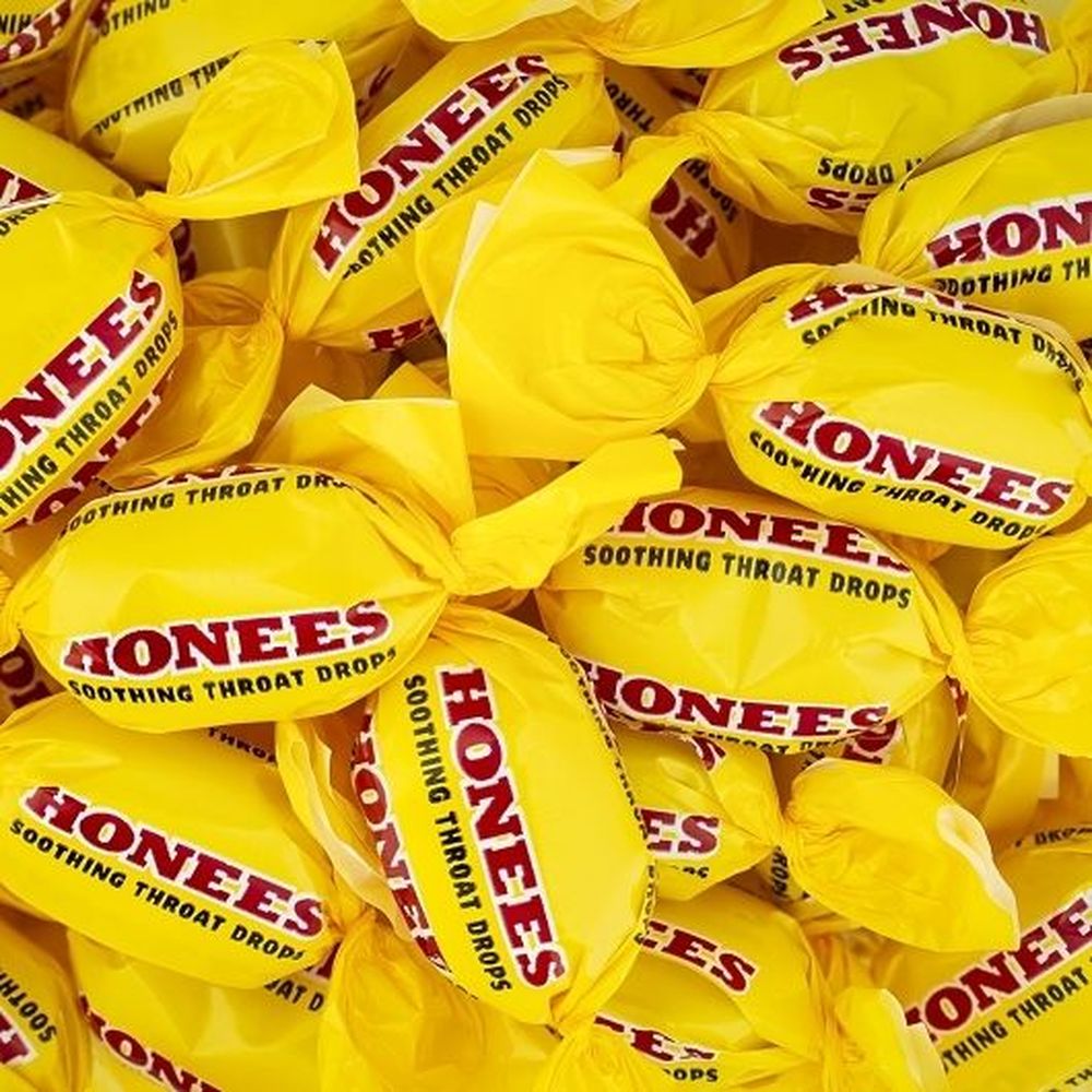 Honees Soothing Throat Drops, Display Case, 20 Count -- 12 Per Case