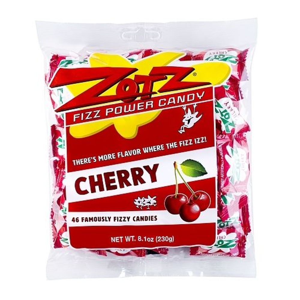 Zotz Cherry Fizz Power Candy, 46 Count -- 12 Per Case