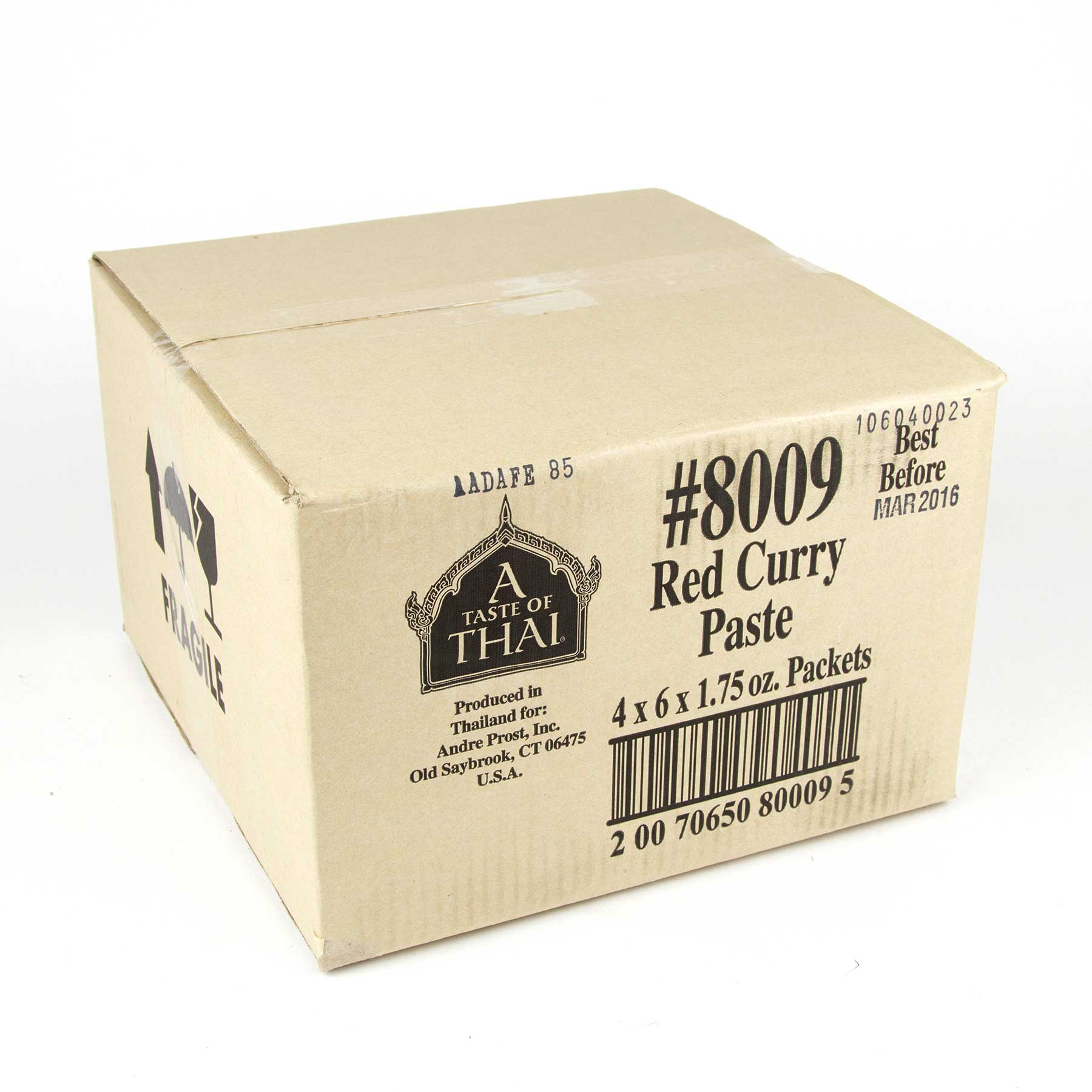 A Taste of Thai Red Curry Paste, 1.75 Ounce -- 24 per case.