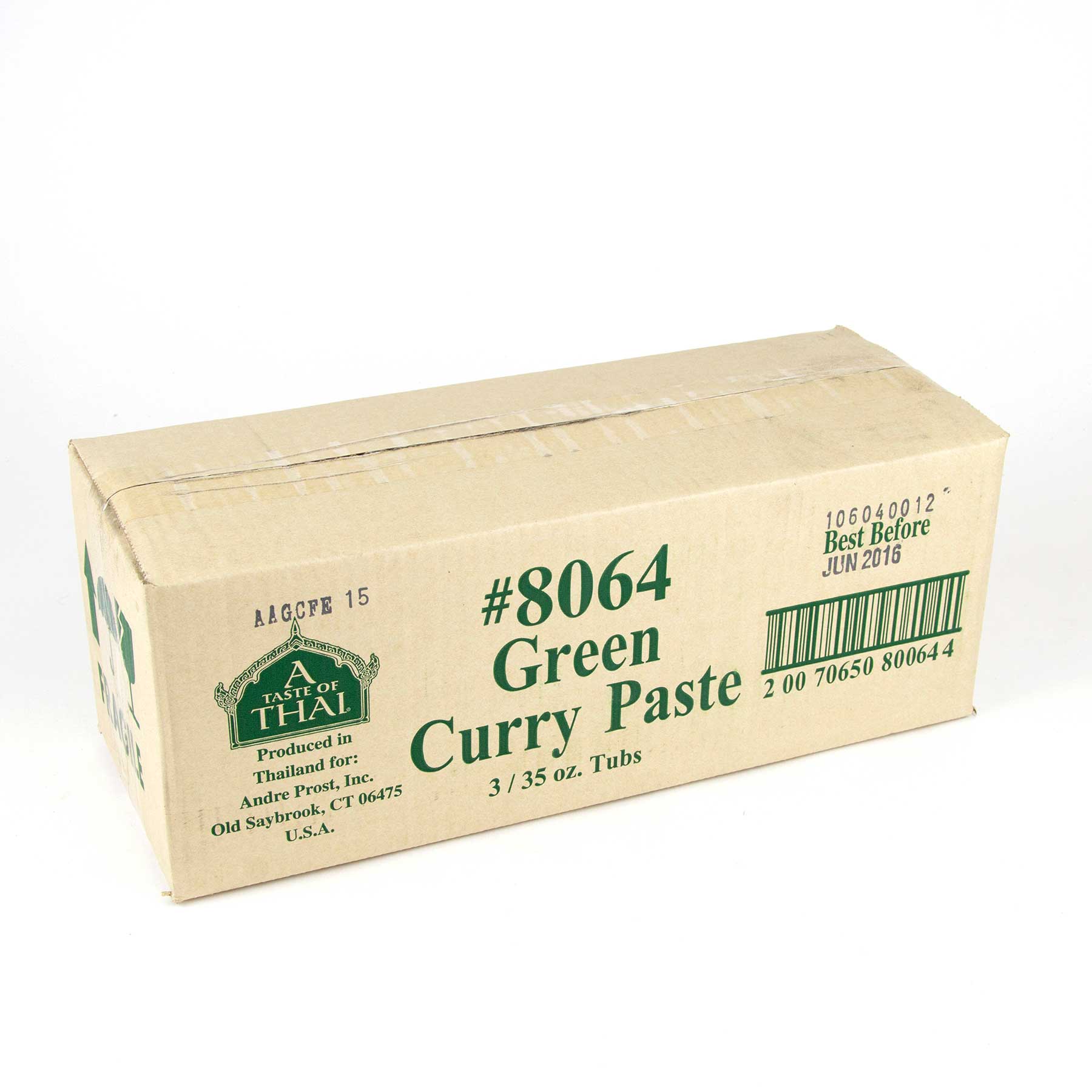 A Taste Of Thai Green Curry Paste, 35 Ounce -- 3 Per Case