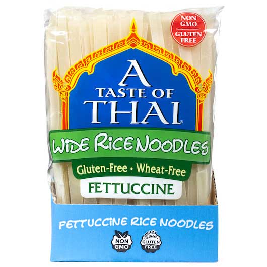 A Taste Of Thai Wide Rice Noodles, 1 Pound -- 6 Per Case