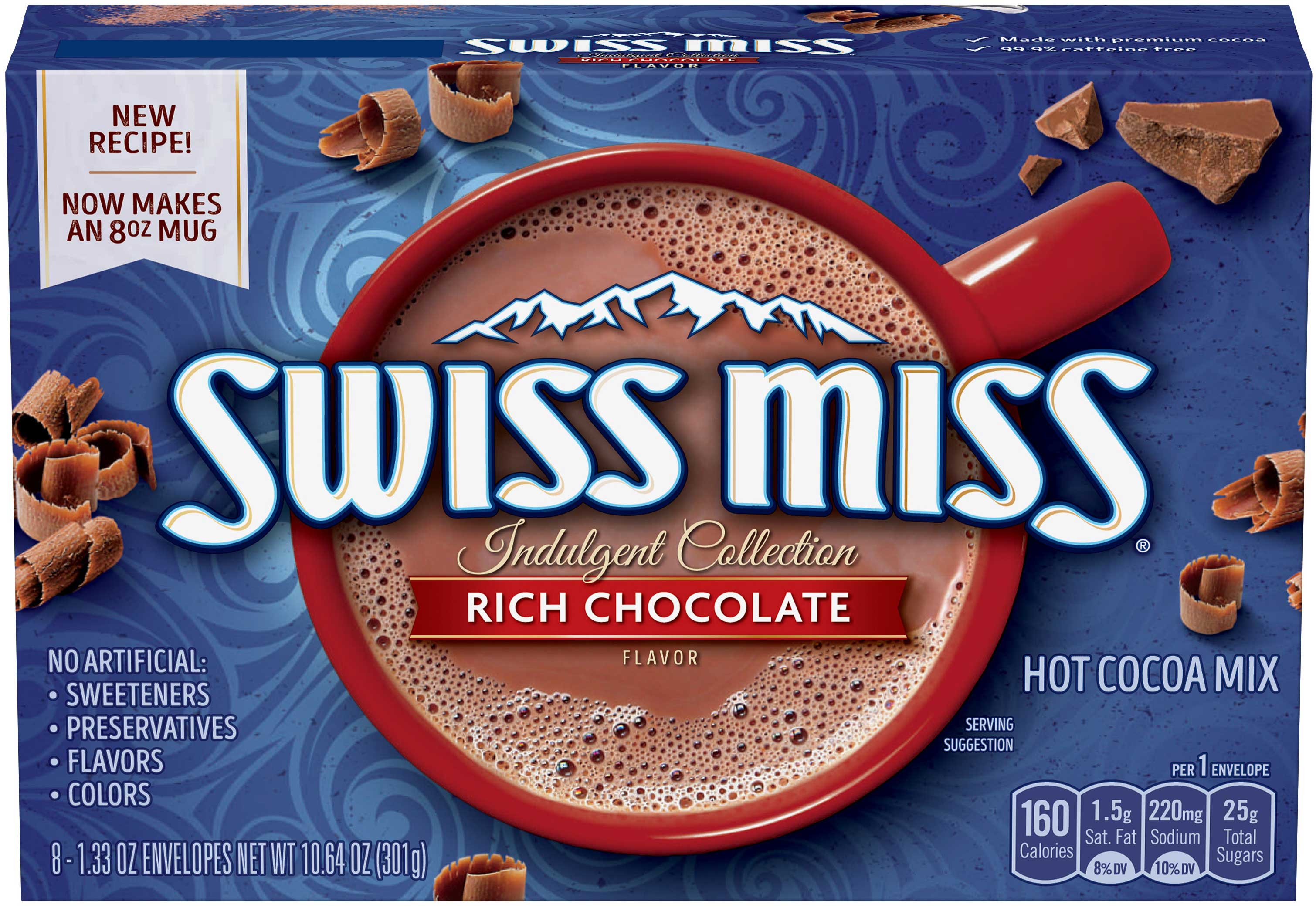 Swiss Miss Rich Chocolate Flavor Hot Cocoa Mix, 10.64 Ounce -- 12 per case.