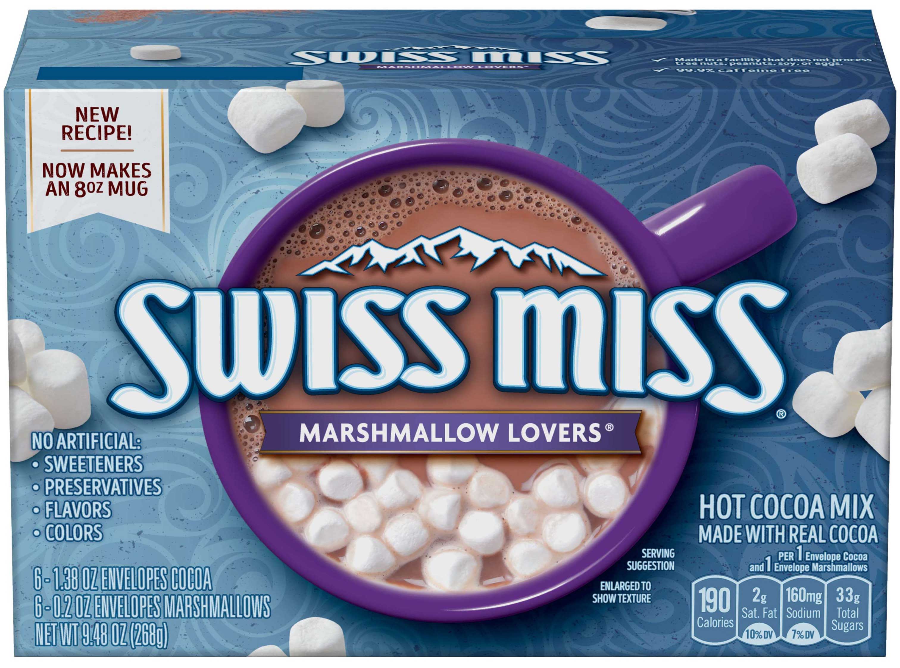（ミズイ）COCOCHI８箱 Swiss Miss Marshmallow Lovers Hot Cocoa Mix, 9.48 Ounce -- 8 per case