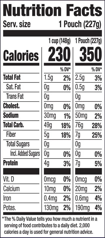 Lundberg Family Farms Regenerative Organic Brown Jasmine Rice, 8 Ounce -- 6 Per Case