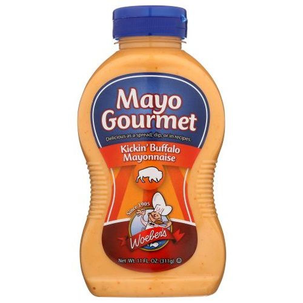 Woebers Kicking Buffalo Mayonnaise, 11 Ounce -- 6 Per Case