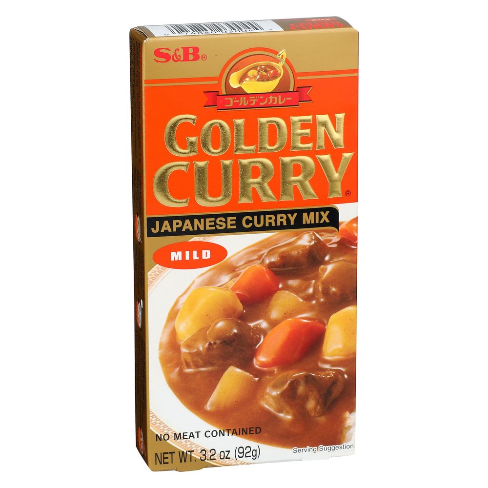 S And B Mild Golden Curry Sauce Mix, 3.2 Ounce -- 12 Per Case