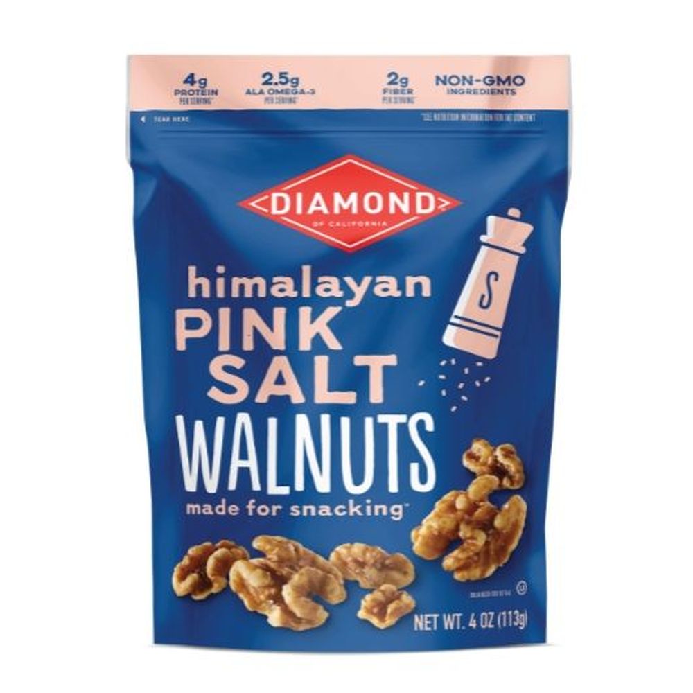 Diamond Of California Himalayan Pink Salt Walnuts, 4 Ounce -- 8 Per Case