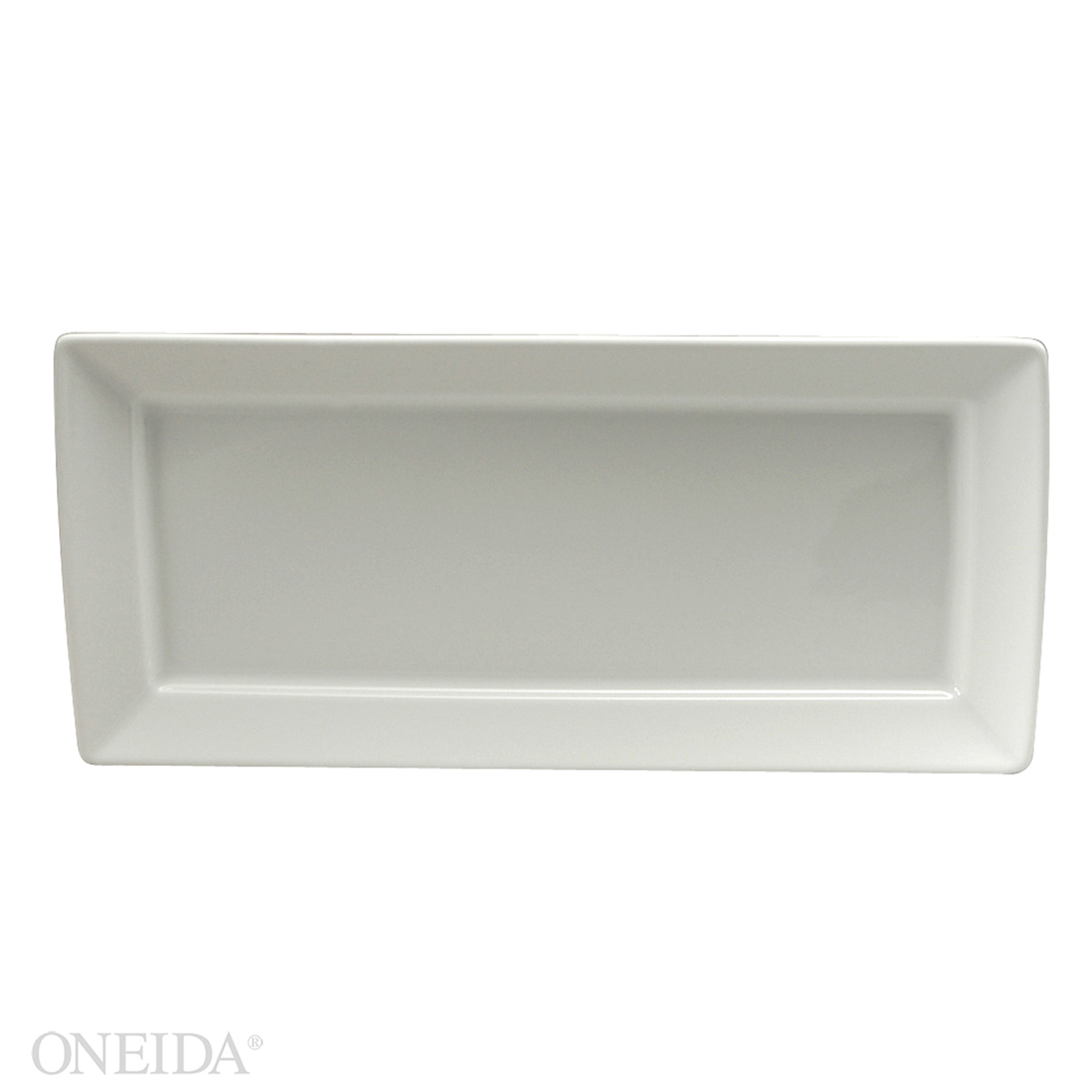Oneida 4 Star Collection Sant Andrea Fusion Undecorated Rim Rectangle Platter, 11 3/8 X 7 Inch -- 12 Per Case