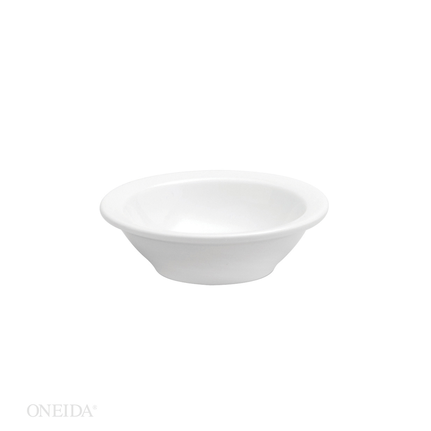 Oneida Atlantic Cream White Ware Undecorated Narrow Rim Fruit Bowl, 4 5/8 Inch -- 36 Per Case